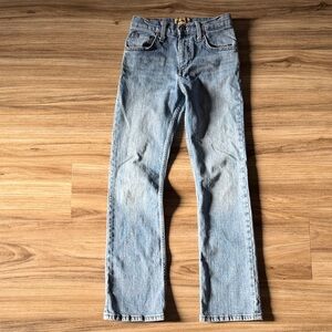 20X Wrangler Boys Jeans Size 12 straight cut jeans Light Wash